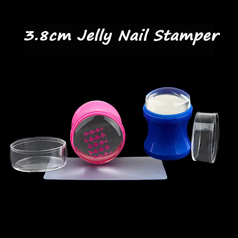 Новинка пластиковый силиконовый прозрачный скребок для ногтей 3 8 см с крышкой