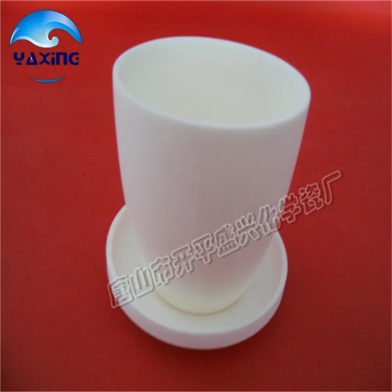 С крышкой dia82x70mm 200 мл 99.5% тигель из оксида алюминия корундовый тигель/Al2O3