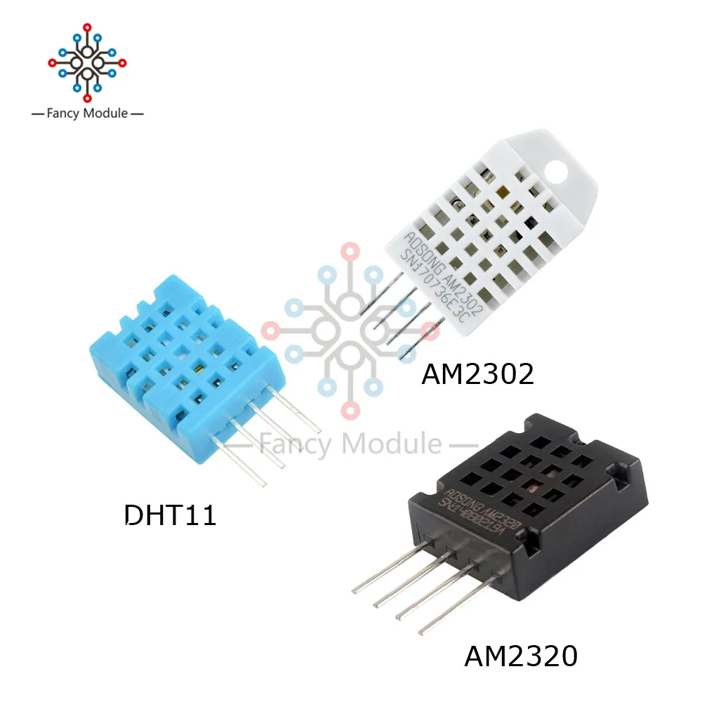 Плата DHT22 AM2302 DHT11 AM2320 для Arduino высокоточный 4-контактный цифровой модуль датчика