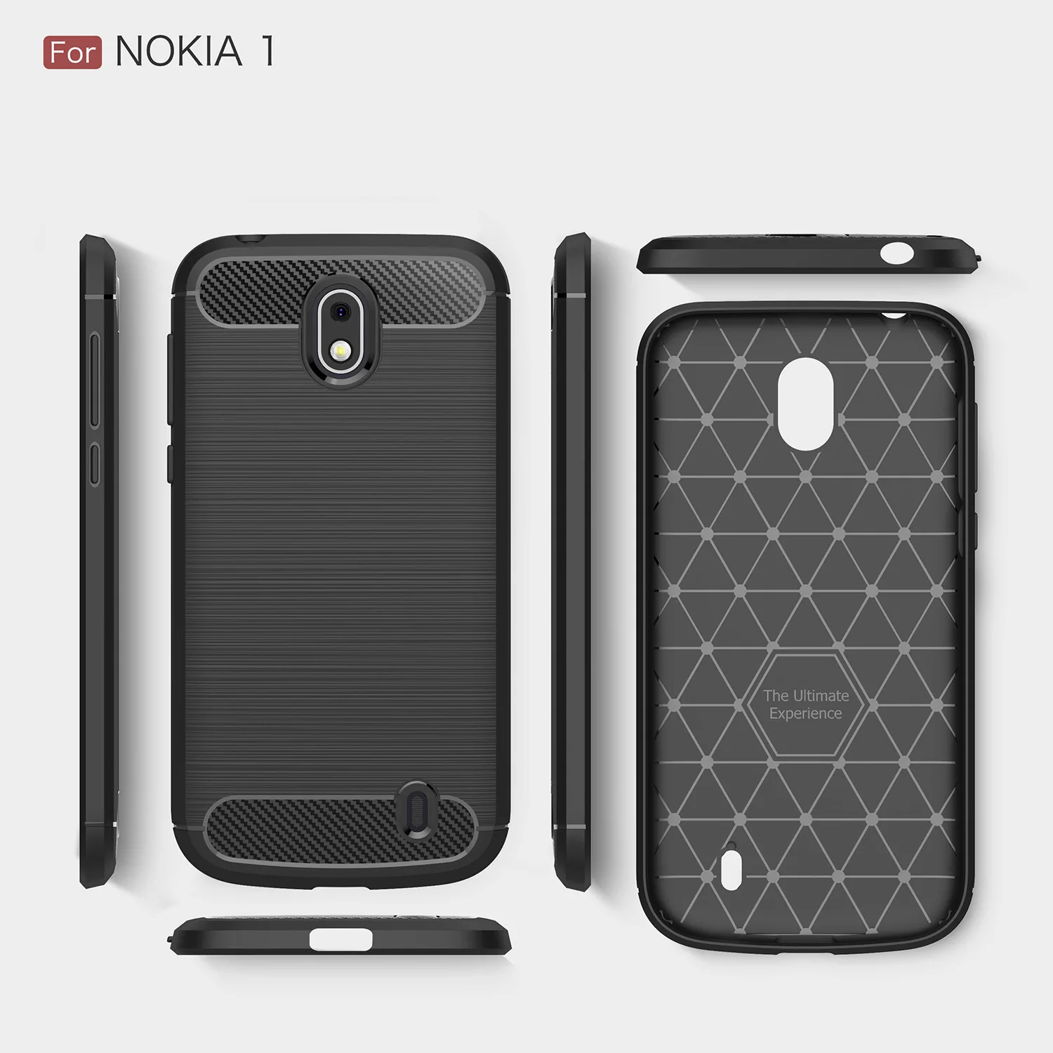 Чехол для телефона Nokia 1 мягкий силиконовый резиновый чехол 2018 HATOLY | Мобильные