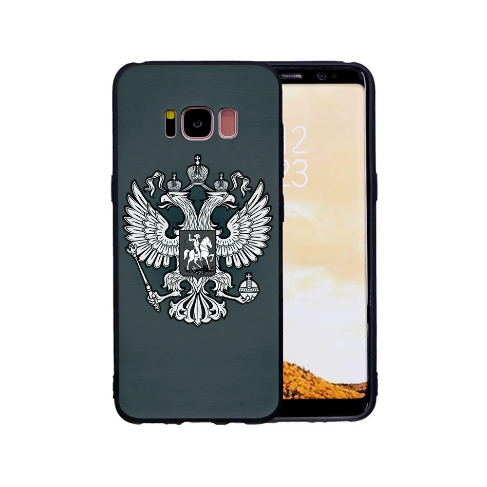 Чехол для Samsung Galaxy S8 Россия США Флаг Великобритании S9 S9Plus S6 S6E S7 S7E Мягкий