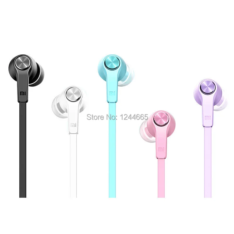 Оригинал Сяо Mi наушники Ми проводной головные телефоны стерео спортом Бег