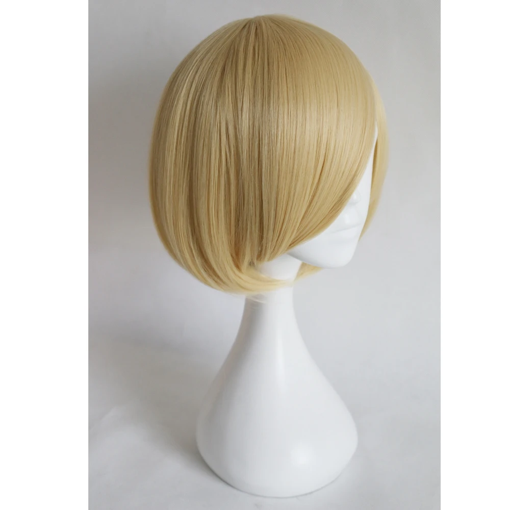 Аниме Yuri on Ice Plisetsky короткие светлые волосы мужчина женщина термостойкий
