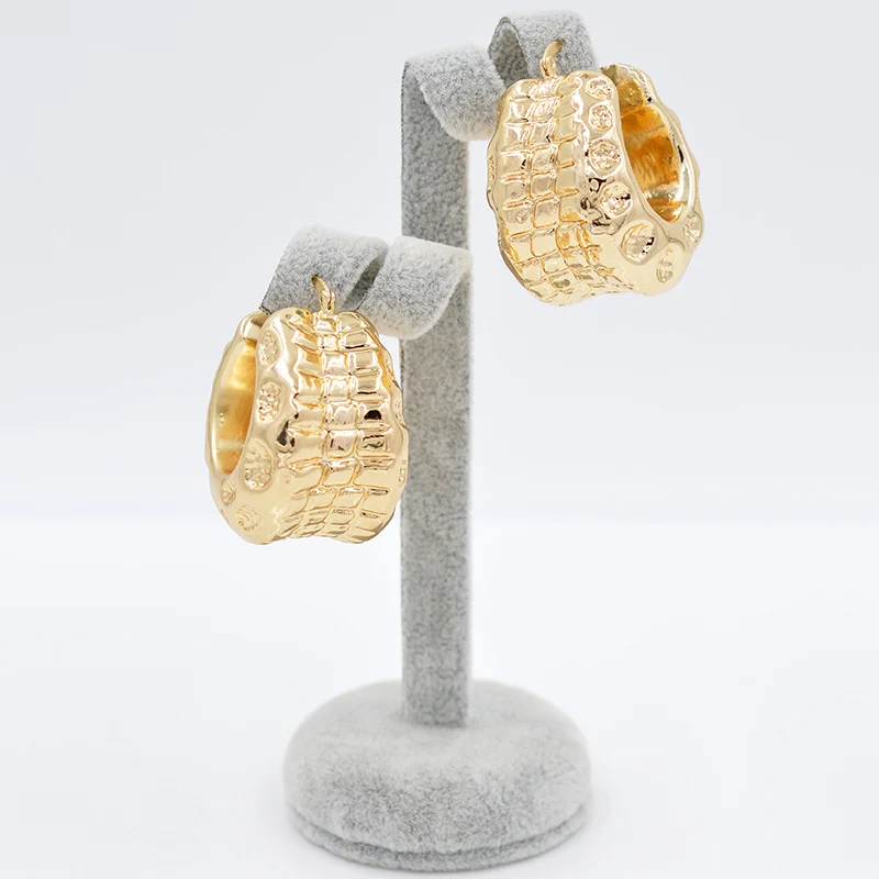 Sunny Jewelry, модные серьги-кольца, ожерелье с кулоном, ювелирные наборы, подарок на день рождения для женщин, медный круглый барабан, вечерние, на каждый день