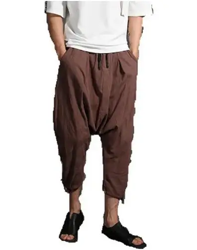 2017 летняя новая мужская одежда мужские льняные дышащие трендовые Свободные