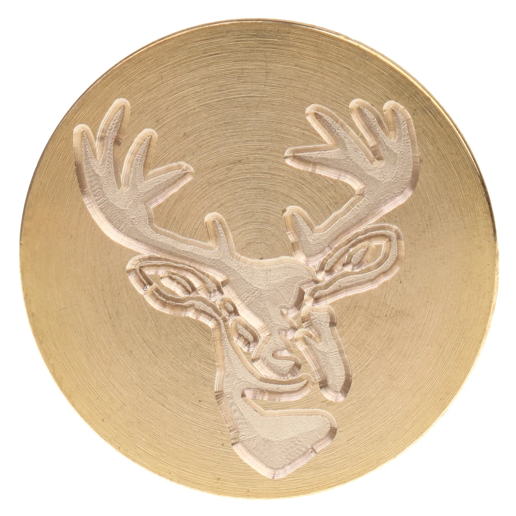 Классическое уплотнение воск печать олень без корпуса дизайн для рождества