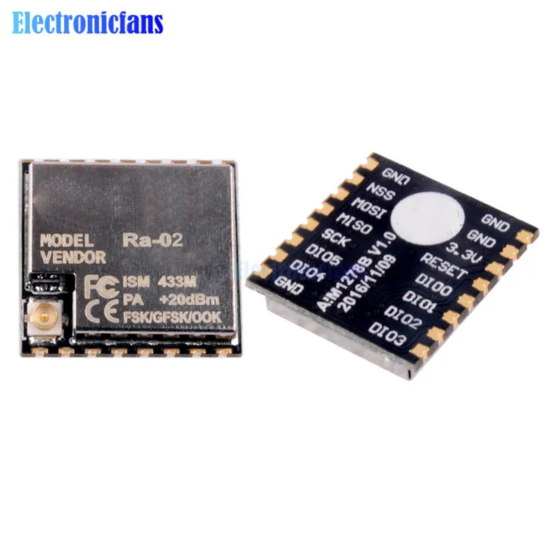 Ra 02 LoRa SX1278 433 МГц 10 км беспроводной модуль передачи широкого спектра IPEX комплект