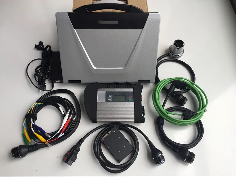 

High quality For MB Cars&Trucks Diagnositc Tool MB Star C4 with Software SSD mb star c4 sd connect with Toughbook CF52 Laptop
