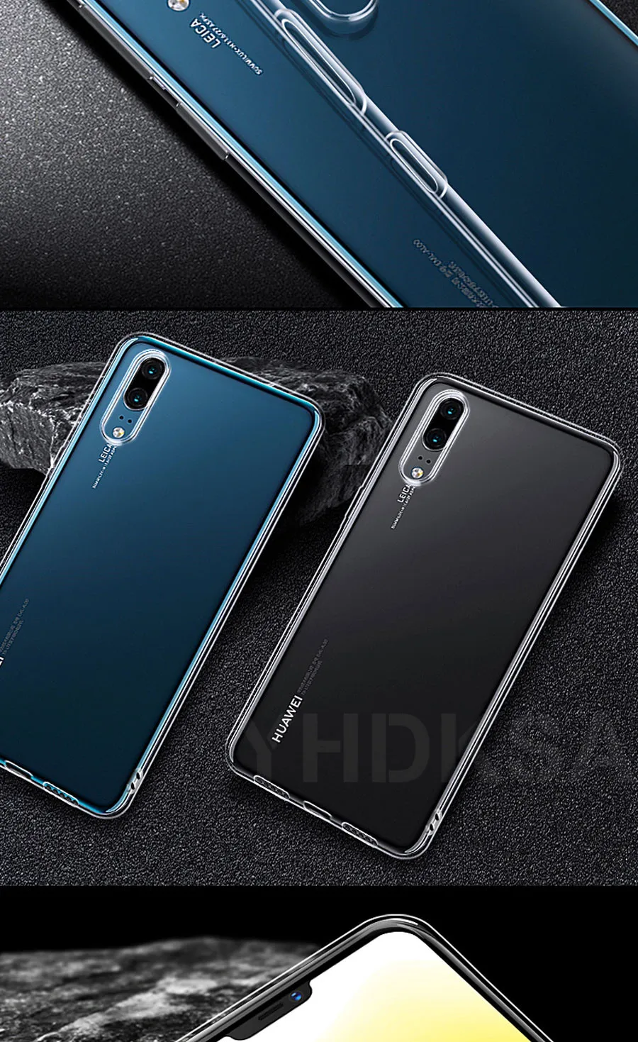 Роскошный мягкий прозрачный чехол для huawei P20 Pro P10 P9 Lite Plus mate 20 Lite 20X10 Pro 9 Lite P Smart Ультратонкий чехол s