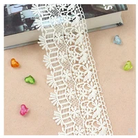 1 yard width 10 milk silk embroidered lace white lace fabric african lace trim latest lace ribbon wedding applique clothes decor