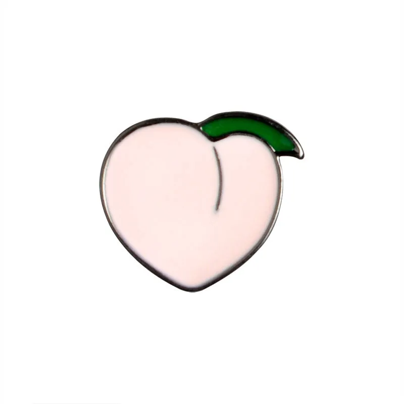 Милые Мультяшные модные аксессуары металлические Красочные эмалевые фрукты