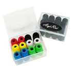 24 шт.12 пар. ANJIRUI T400 4,9 мм амбушюры изоляции пены советы для наушников-вкладышей наушники enhanced bass случайная