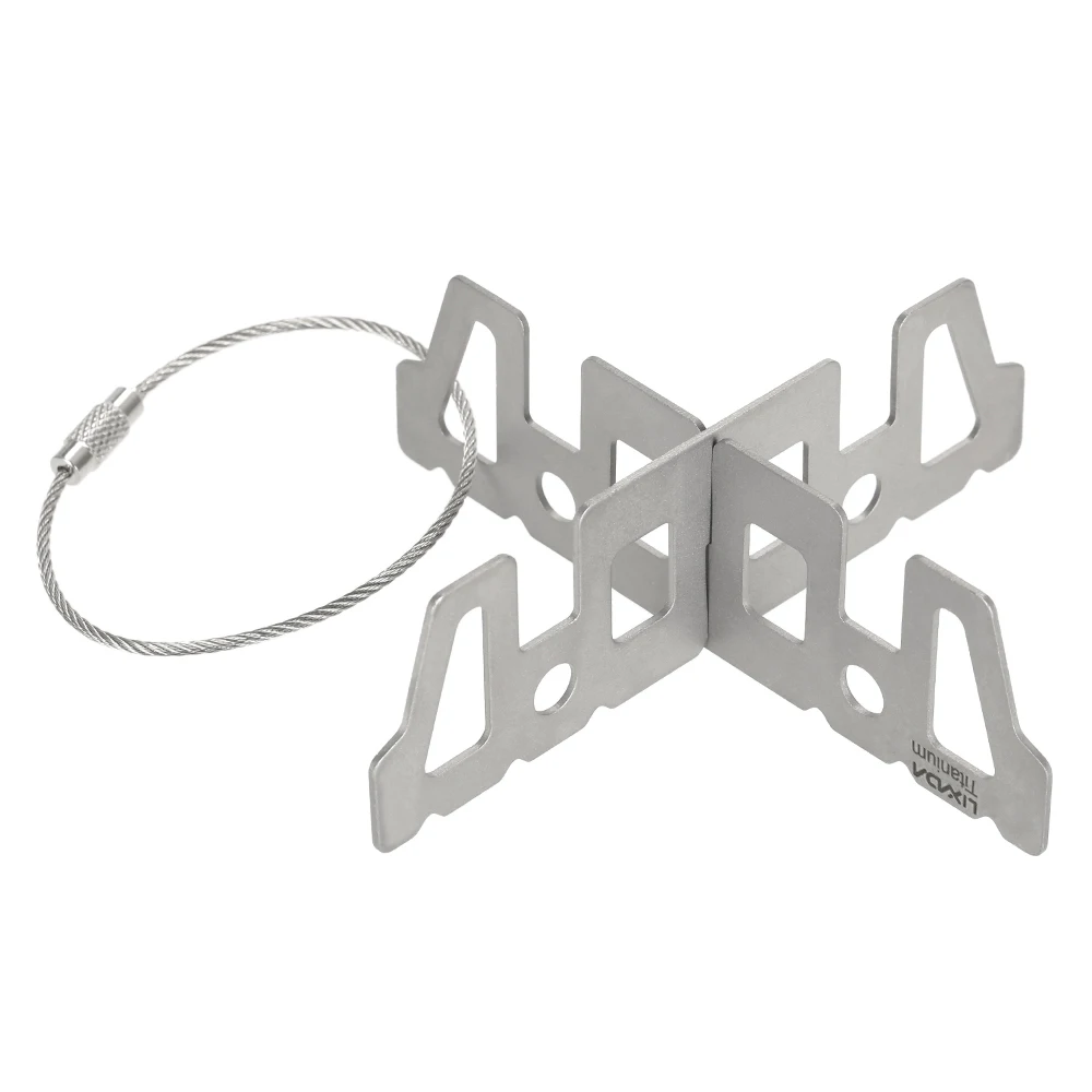 Подставка для плиты Lixada уличная стойка из титана спиртовой поперечная подставка
