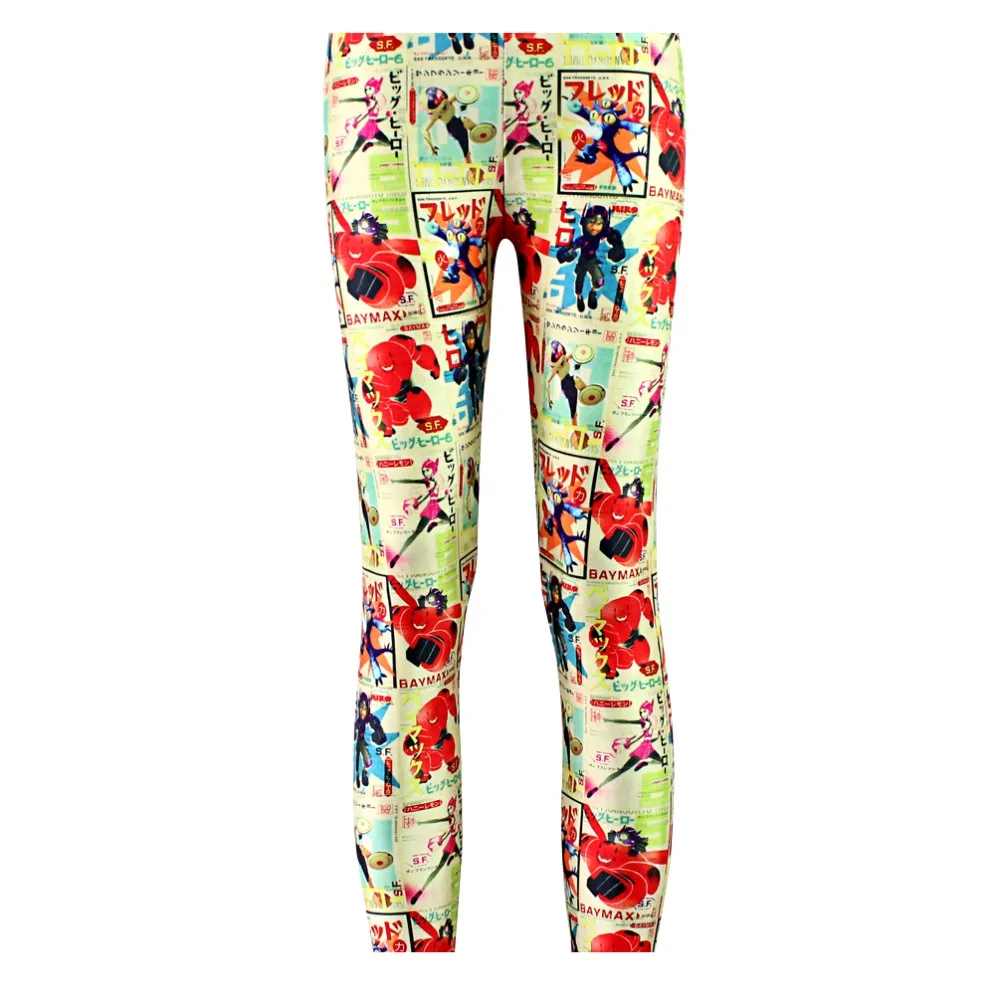 

Elastic Casual Pants 3D Digital Printing Super-land to the clan Pattern Women Leggings 7 sizes Fitness Clothing Free Shipping