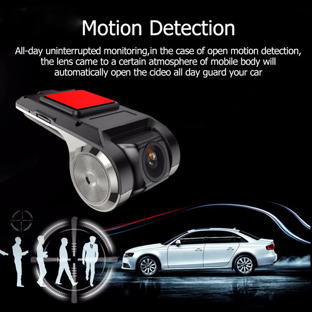 Автомобильный мини видеорегистратор Full HD 1080P цифровой ADAS g сенсор угол обзора 150