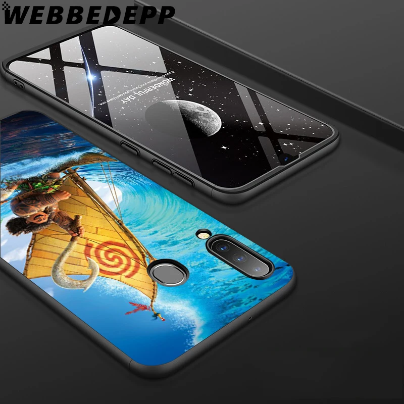 WEBBEDEPP Princess Moana carton Soft Case for Samsung Galaxy A3 A5 A6 Plus A7 A8 A9 J6 Cover | Мобильные телефоны и