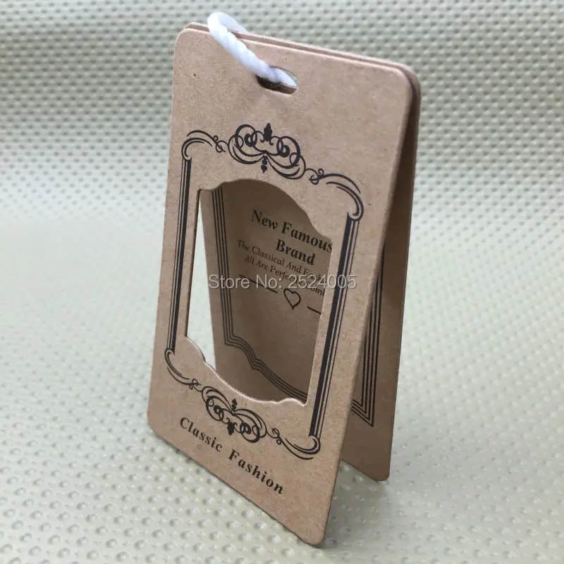 

customize shape cutting labels/clothing kraft paper hang tags/garment printed tags/cardboard tags/clothing label/trademark/brand