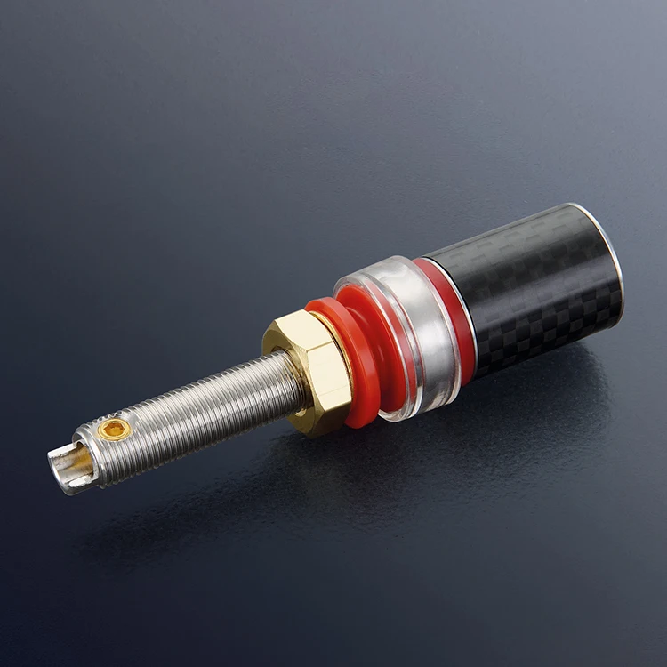 HI End Hifi Viborg 4 шт. из чистой меди с углеродным покрытием и родиевым клемма динамика привязывающая стойка|plug power