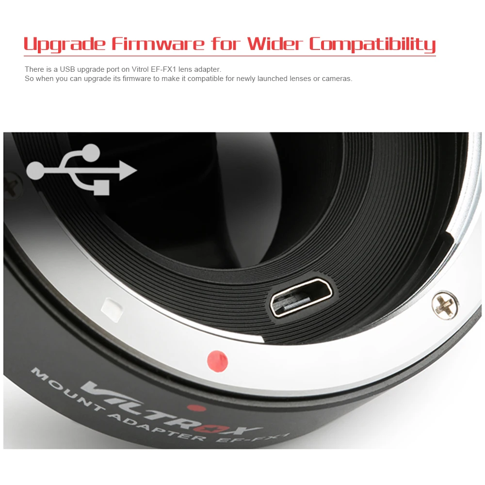 Viltrox EF FX1 Автофокус Макро объектив крепление адаптер для объектива USM Canon EF/EF S