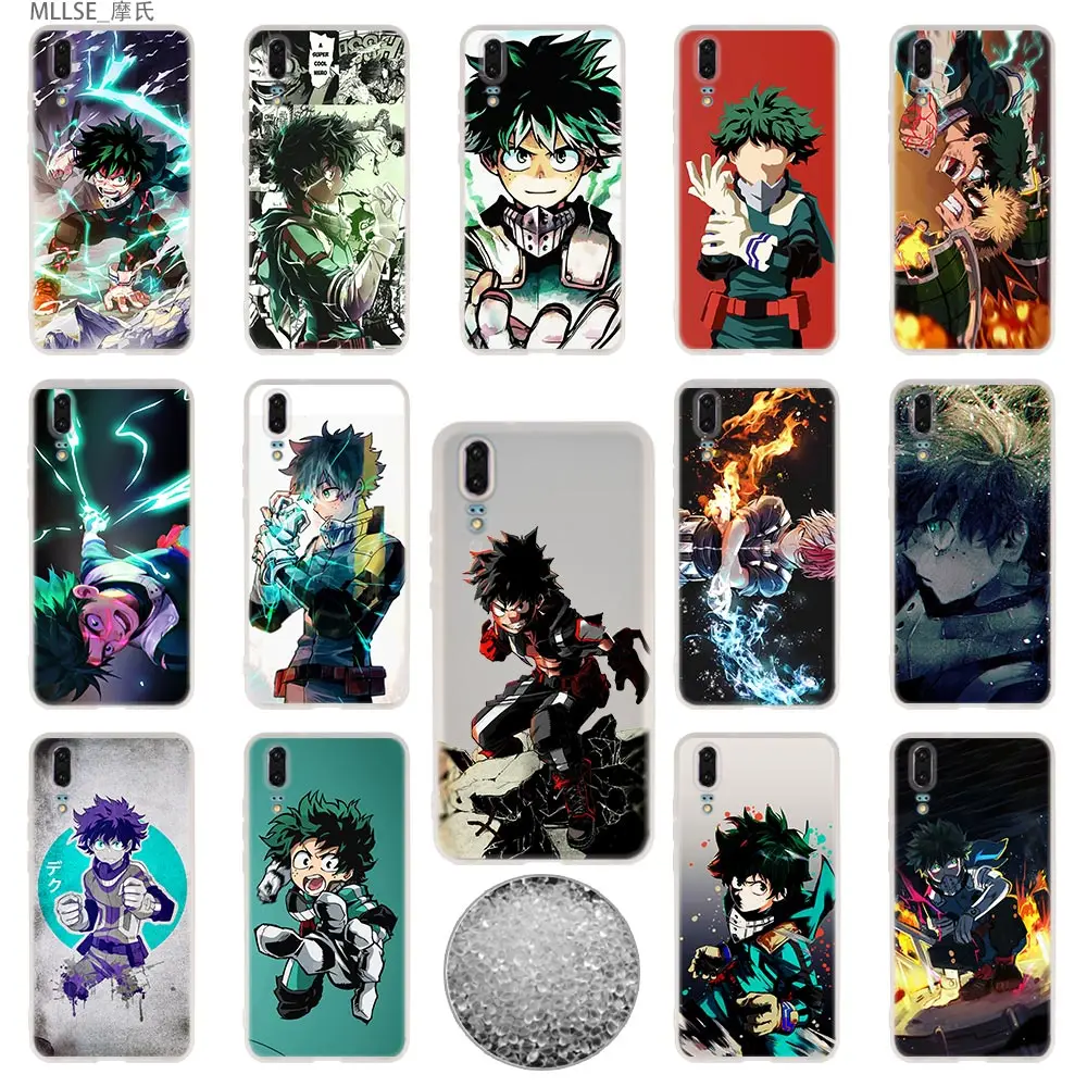 

My Boku No Hero TPU Cover Phone Cases Luxury Silicone Soft For Huawei P50 P40 P30 P20 Pro P10 Lite P Smart Z 2020 2019