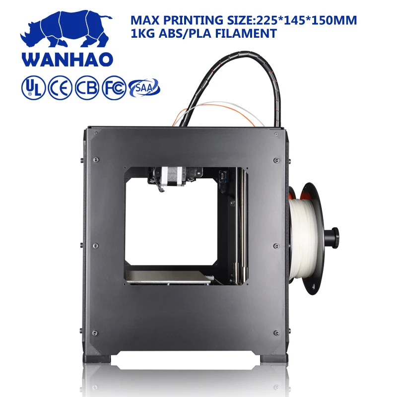 WANHAO Дубликатор 4S wanhao DIY KIT 3d принтер металлическая рамка высокая точность