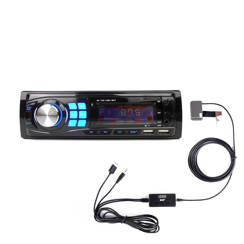 1 DIN Car Radio Auto MP3 Player + DAB Radio Signal Receiver Antenna