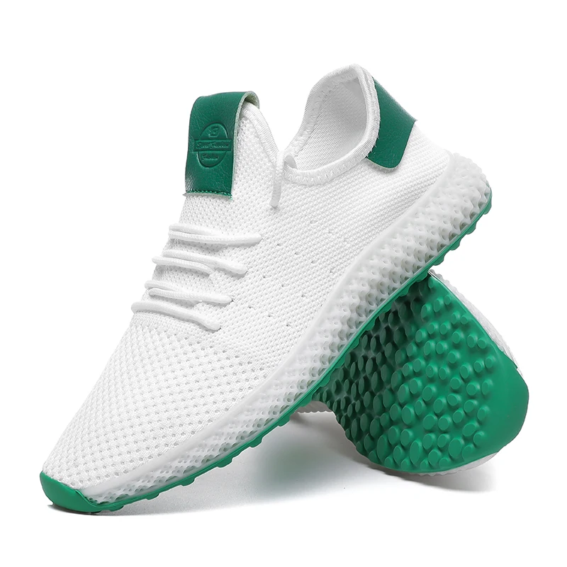 Спортивная обувь для мужчин Легкая спортивная белые мужские s кроссовки дышащая
