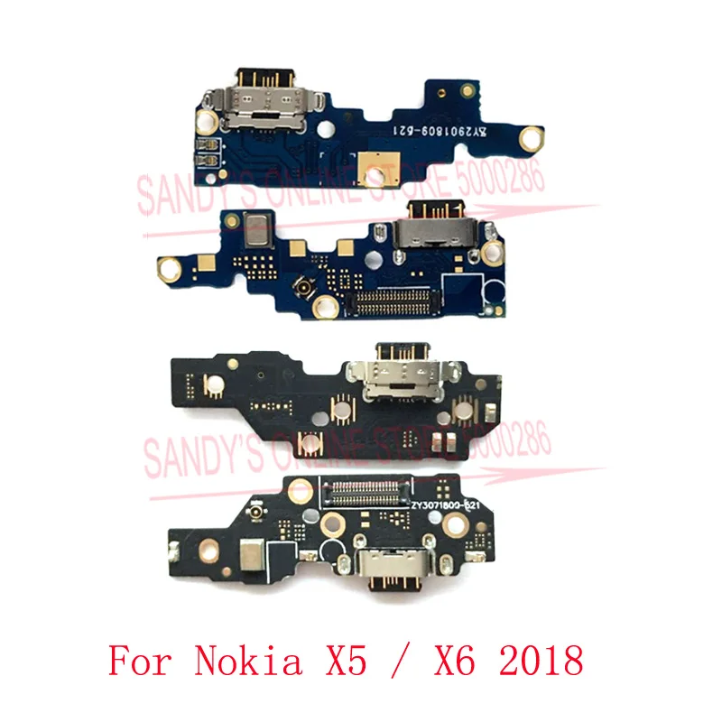 

Charging Dock For Nokia X5 5.1 Plus X6 2018 6.1 Plus TA-1099 Micro USB Charging Charge Port Board Plug Flex Cable Repair Parts