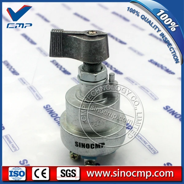 

SINOCMP 3 plug 7N-4160 Short Key Ignition Switch for Excavator Starter Motor