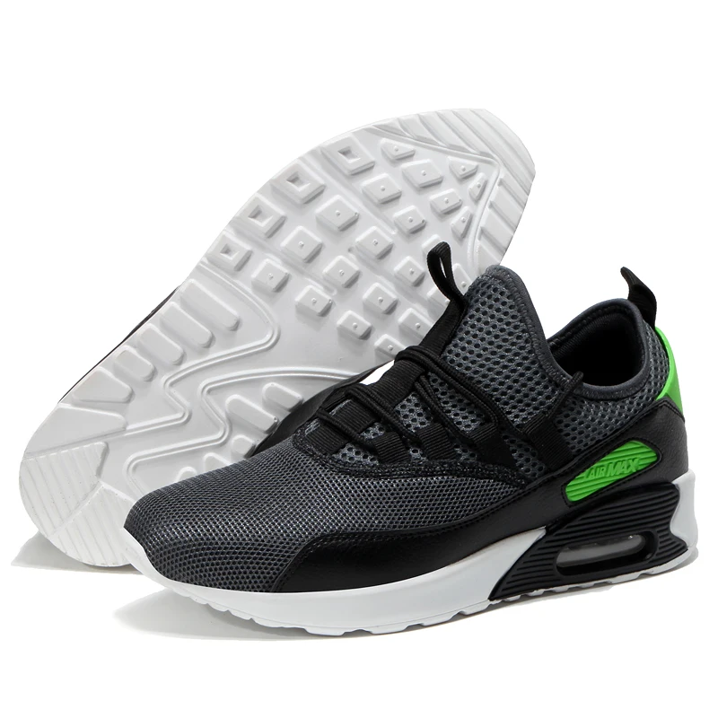Мужская дышащая спортивная обувь с сеткой для бега на воздушной подушке мужские