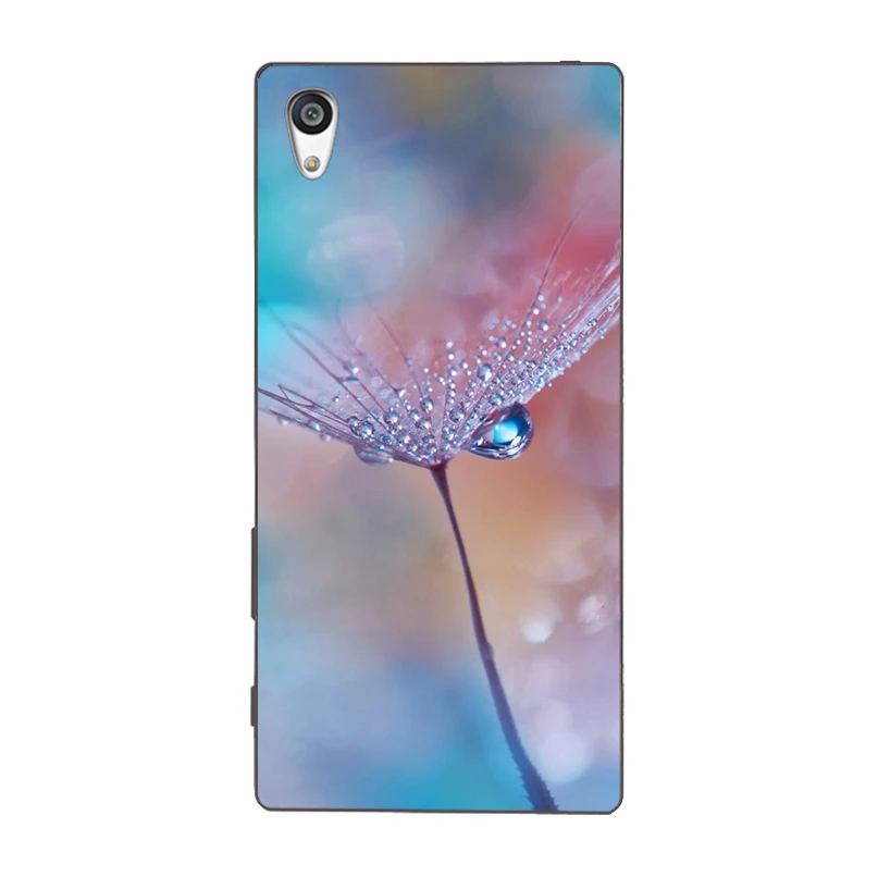 Красивое растение цветок одуванчика ТПУ чехол мягкий для sony Xperia Z Z1 Z2 Z3 Z4 Z5