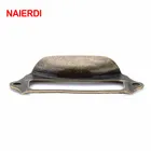 NAIERDI античный латунный металлический лейбл, Вытяжная рама, ручка, ФИО, держатель карты для мебели, выдвижной ящик в шкафу, корпус, оборудование