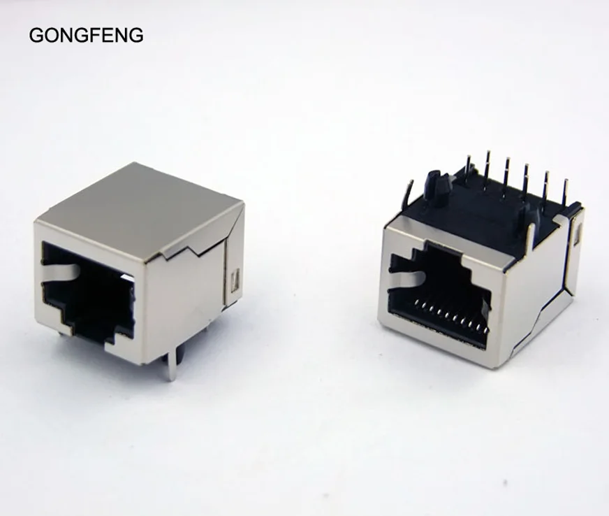 Специальный оптовый GONGFENG Новый RJ48 сетевой разъем 10P10C защитная розетка 10 жильный