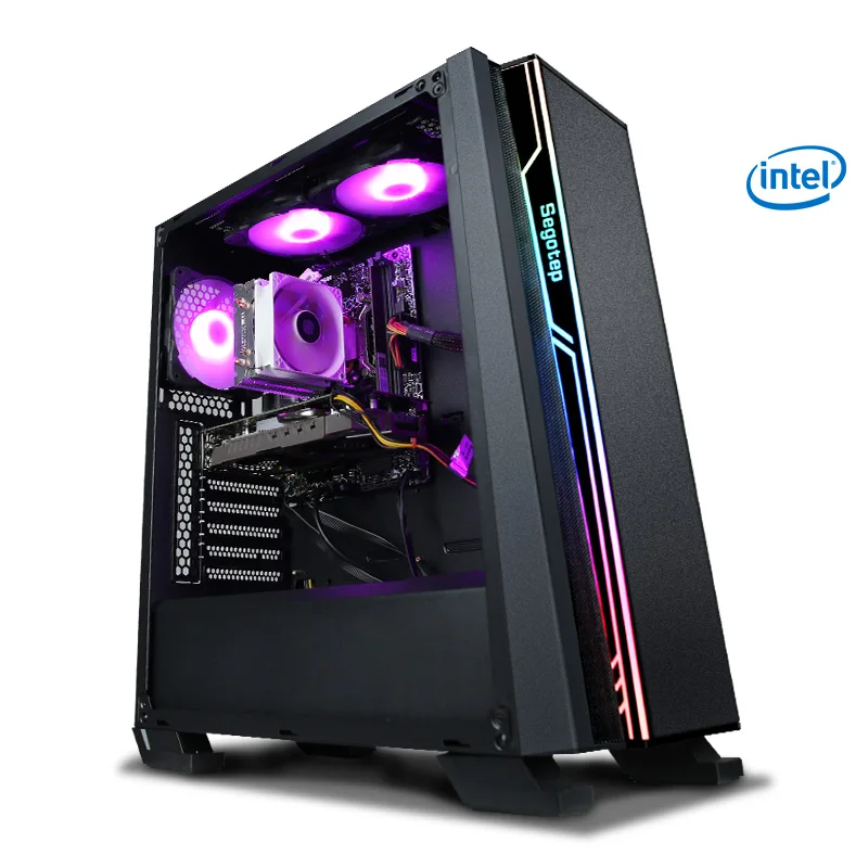 KONTIN R10 i7 8700 процессор LGA1151 RTX 2070 8GB GPU игровой ПК настольный Intel 256GB SSD 8GB ram 500W PSU DIY компьютерный геймер