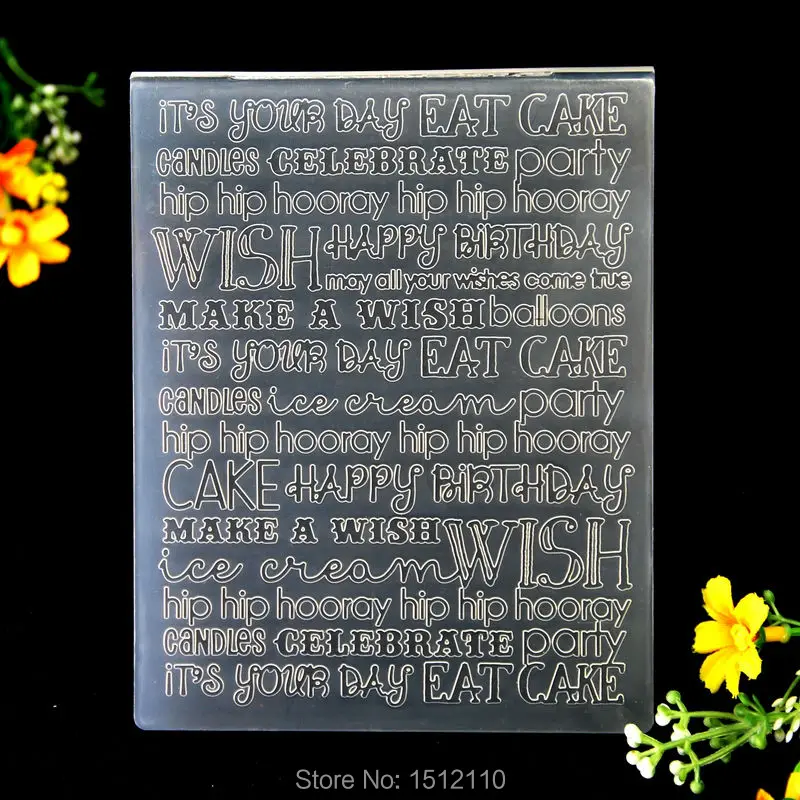 Пластиковая папка с тиснением для скрапбукинга сделай сам альбом карта