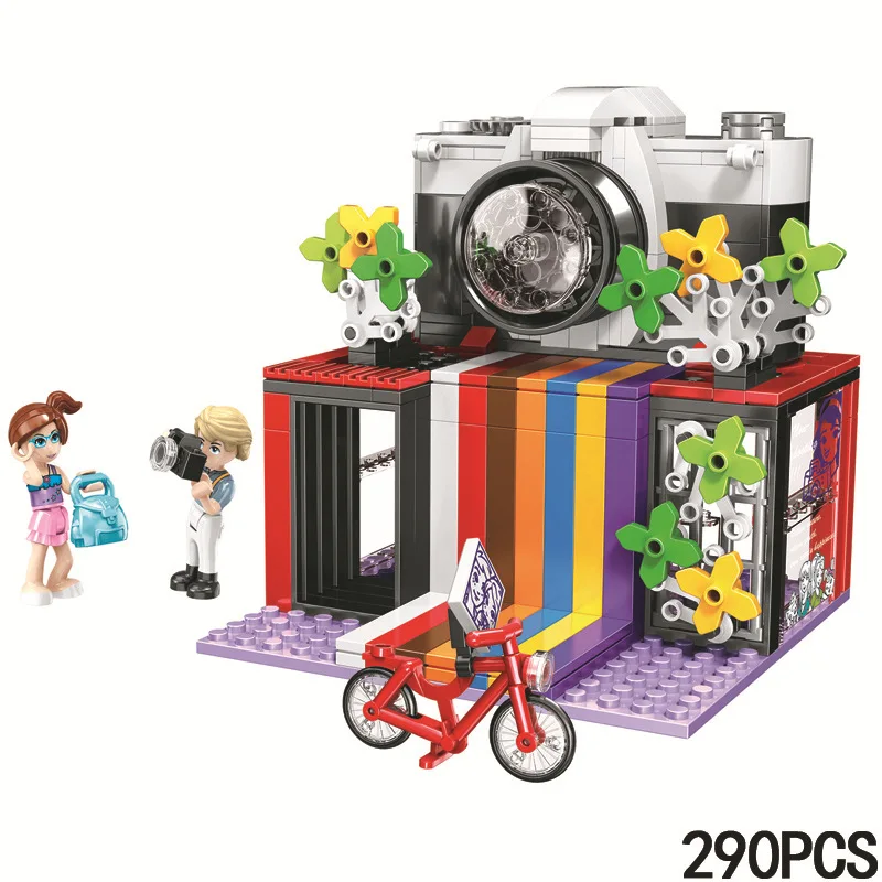 2019 New Girls Princess Friend series Photo studio Model Building Blocks Bricks Toys For Girl Gifts |