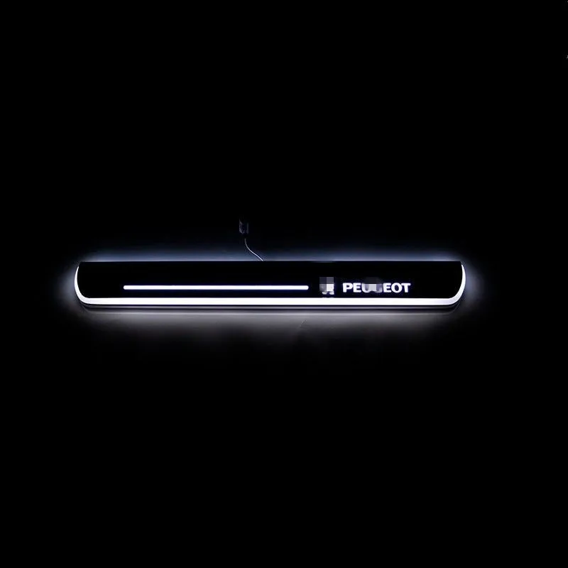 2X Круто! Светодиодный защитный порог для Peugeot 4008 2012 2015|car door led|led car doorled |