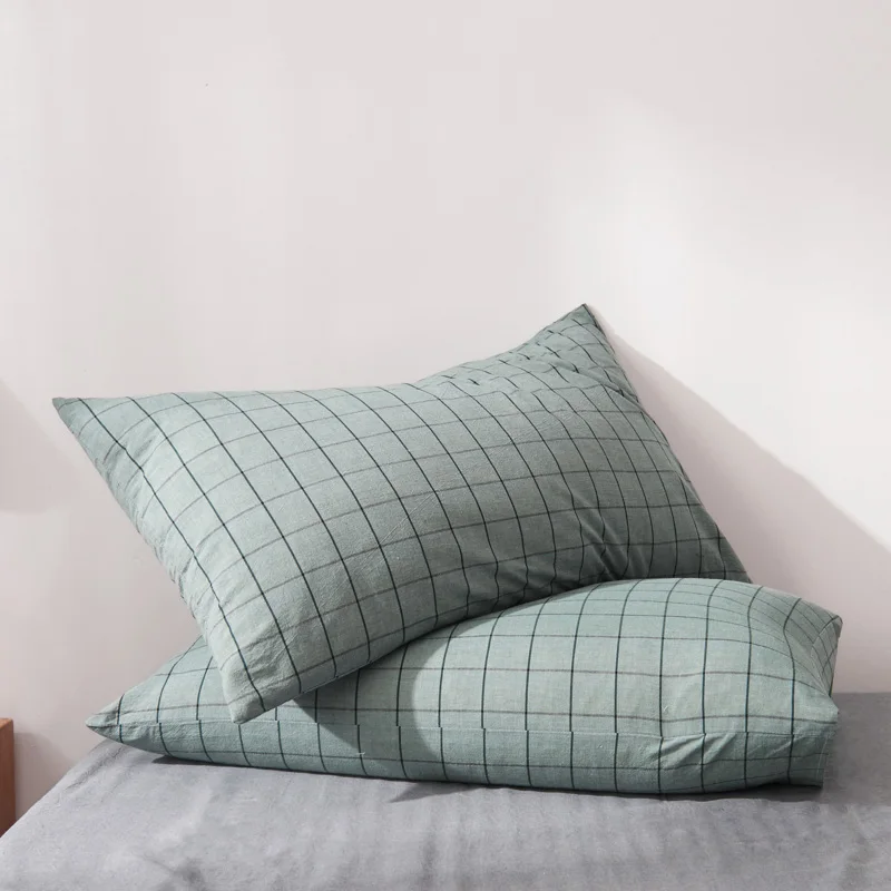 Pea Green плед 100% хлопок моющийся 3 шт. пододеяльник (2 * наволочка + 1