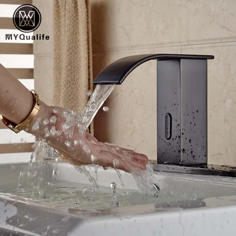 Бронзовый Смеситель для ванной с масляной прокладкой автоматический сенсор