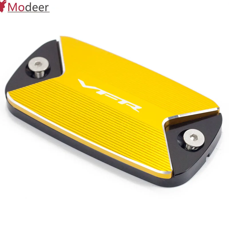 Gold 1 piece Мотоцикл с ЧПУ бачок тормозной жидкости для переднего колеса Крышка крышки для HONDA VFR 800 1200x VFR800 VFR800X VFR800F VFR1200x Crosstourer - Цвет: Gold 1 piece