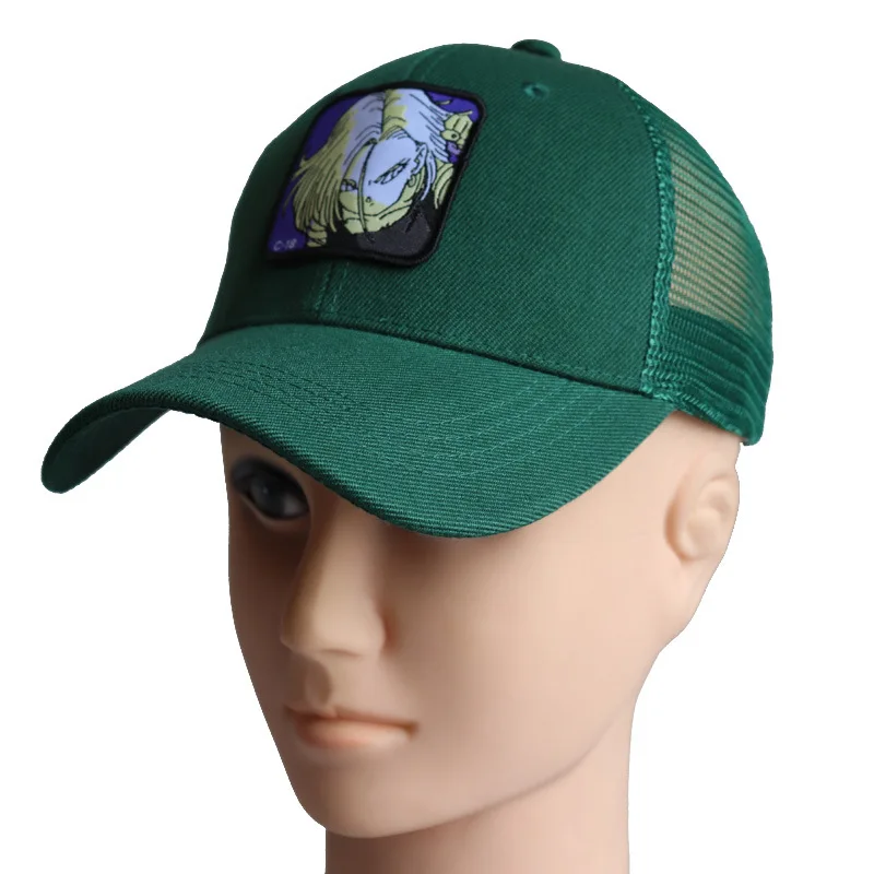 COLOR 18 Новая брендовая бейсбольная кепка Goku Dragon Ball Snapback, Высококачественная хлопковая кепка для мужчин и женщин в стиле хип-хоп, шляпа для папы, сетчатая Кепка, Прямая поставка - Цвет: COLOR 18