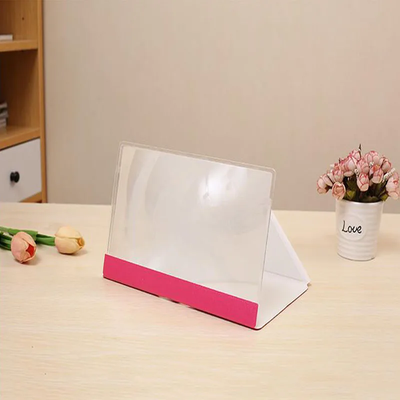 HD 12 Inch Leather Case 3D Magnifying Glass Anti-Reflective Eye Mobile Phone Screen Amplifier 3D Video HD Amplifier