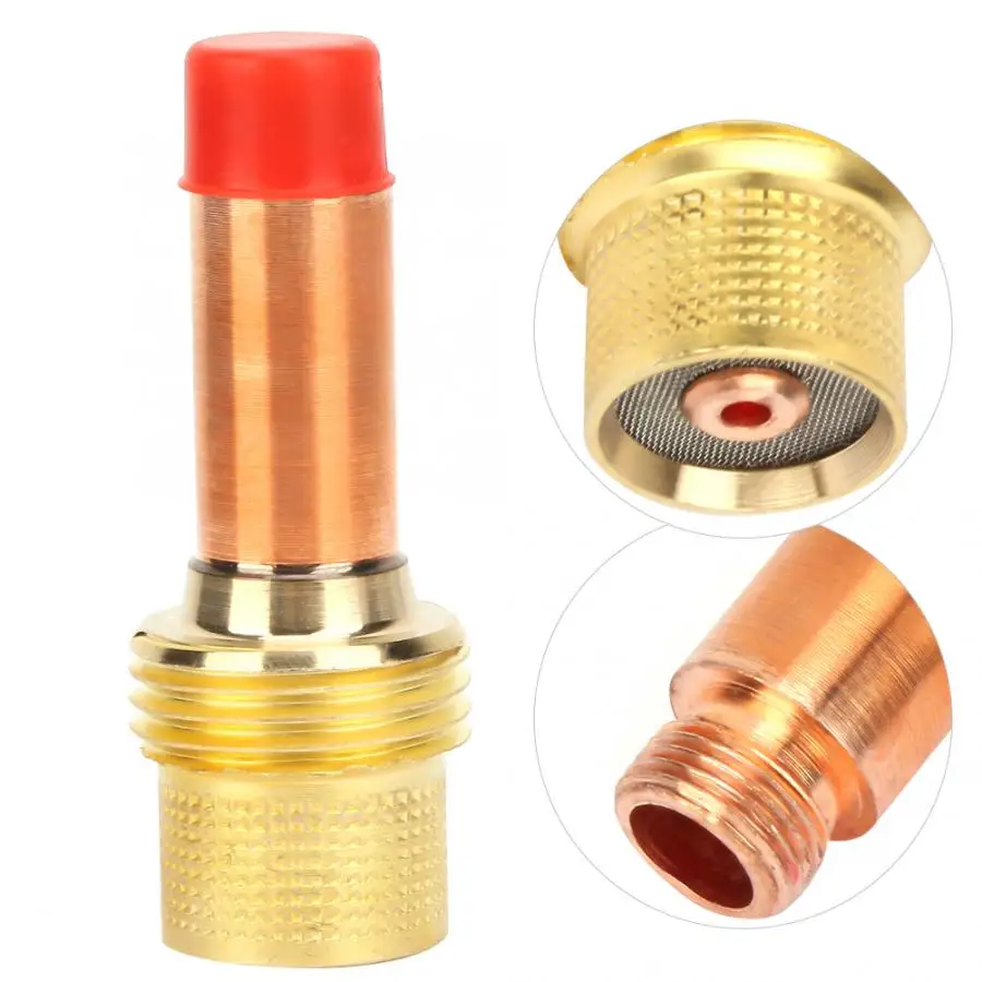 45V26 газа объектив цанговые тела 3/3" 2,4 мм для TIG сварочный фонарь WP-17/18/26 Tig сварочные аксессуары