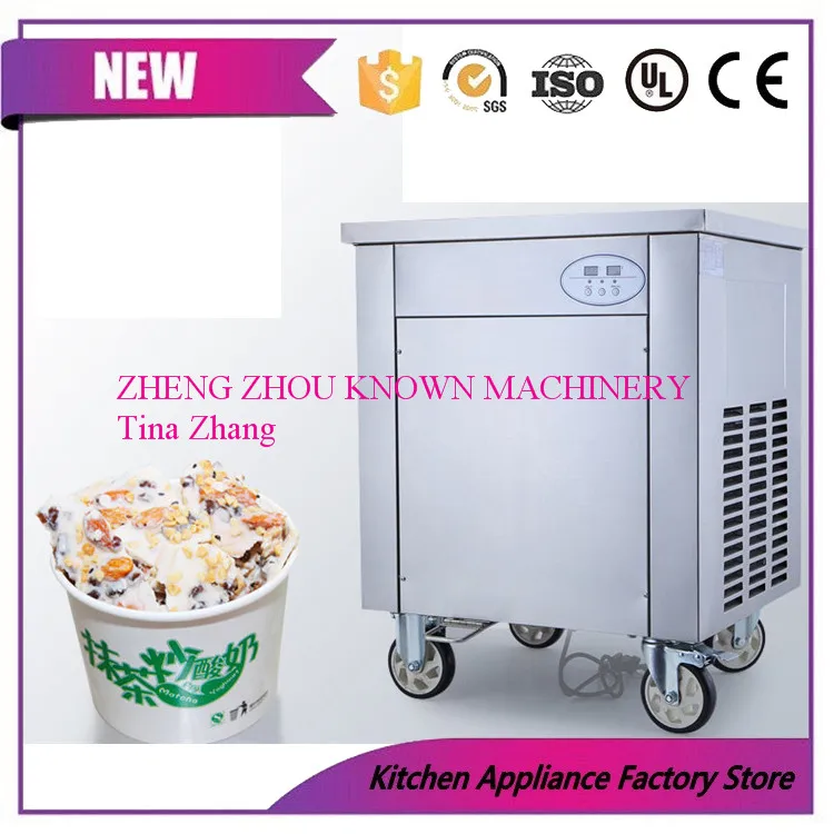 Одиночная сковорода 45 см умная машина для жареного мороженого йогурта