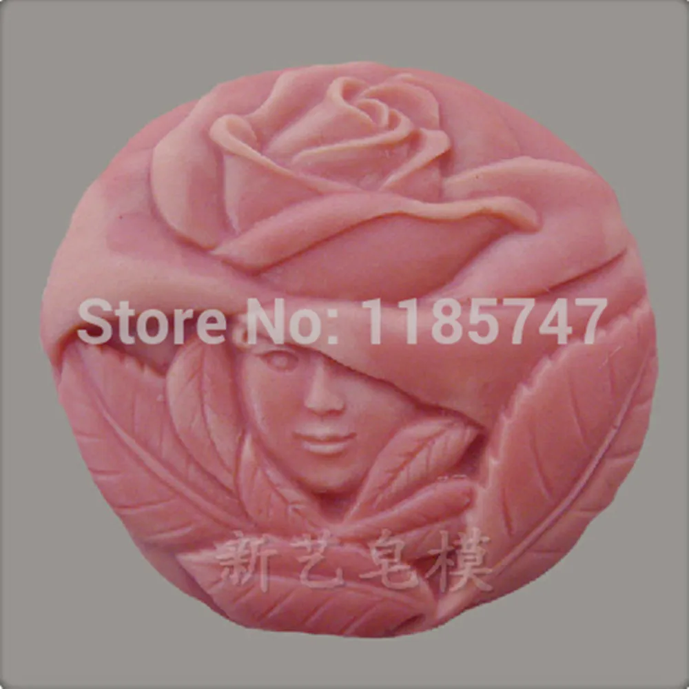 

Great-Mold DIY Flower Lady Design Silicone Mold Soap Mold Fondant Sugar Mold
