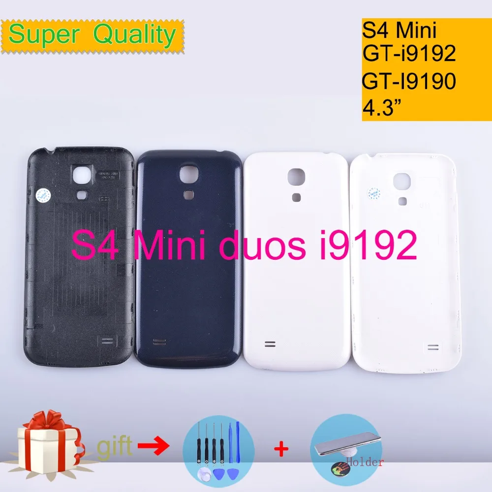 Оригинальная Крышка батарейного отсека для Samsung Galaxy S4 mini duos GT i9192 i9190 i9195 задняя