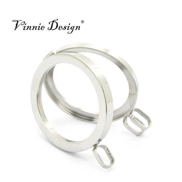 Простая монетница Vinnie Design из нержавеющей стали размером 35 мм подходит для