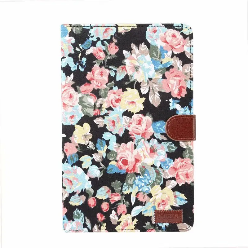 Чехол для Ipad mini4 Flower Series пасторальный Стиль Магнитная искусственная кожа с