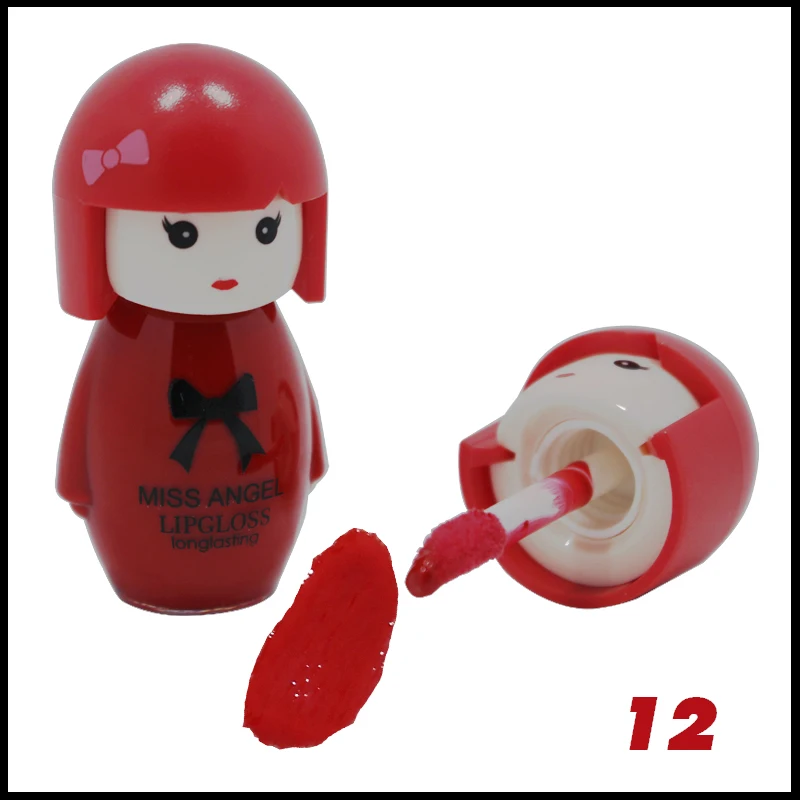 Кукла девочка водонепроницаемый блеск для губ долговечностью Lip stick прекрасный