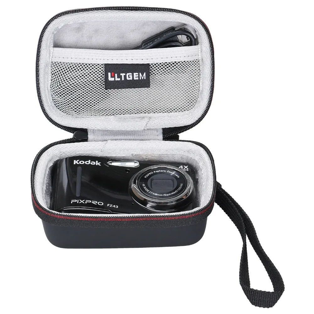 Жесткий чехол LTGEM EVA для цифровой камеры Kodak PIXPRO, удобный Zoom FZ43, 16 МП, дорожная Защитная сумка для хранения